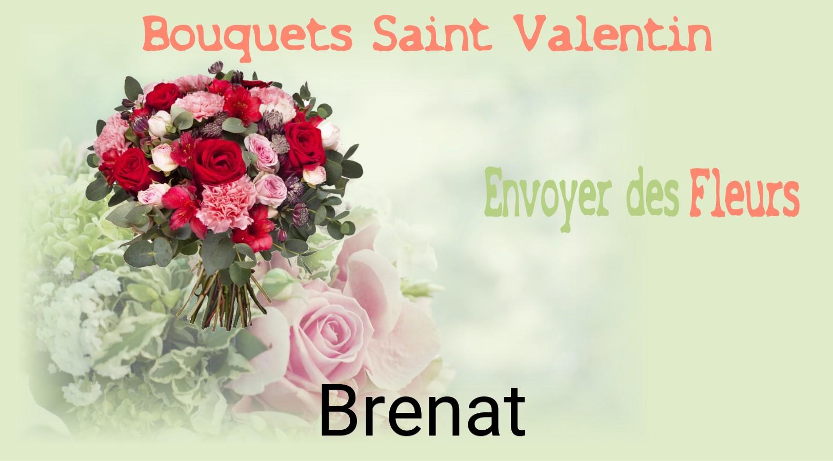 Roses de Saint-Valentin livrées à Brenat